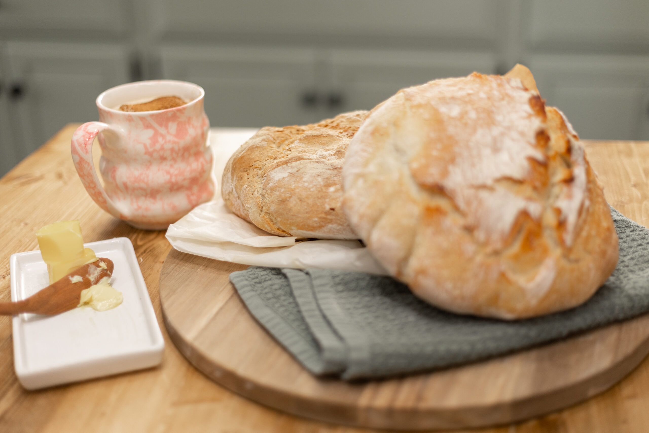 Simple (No Sourdough) Crusty Bread