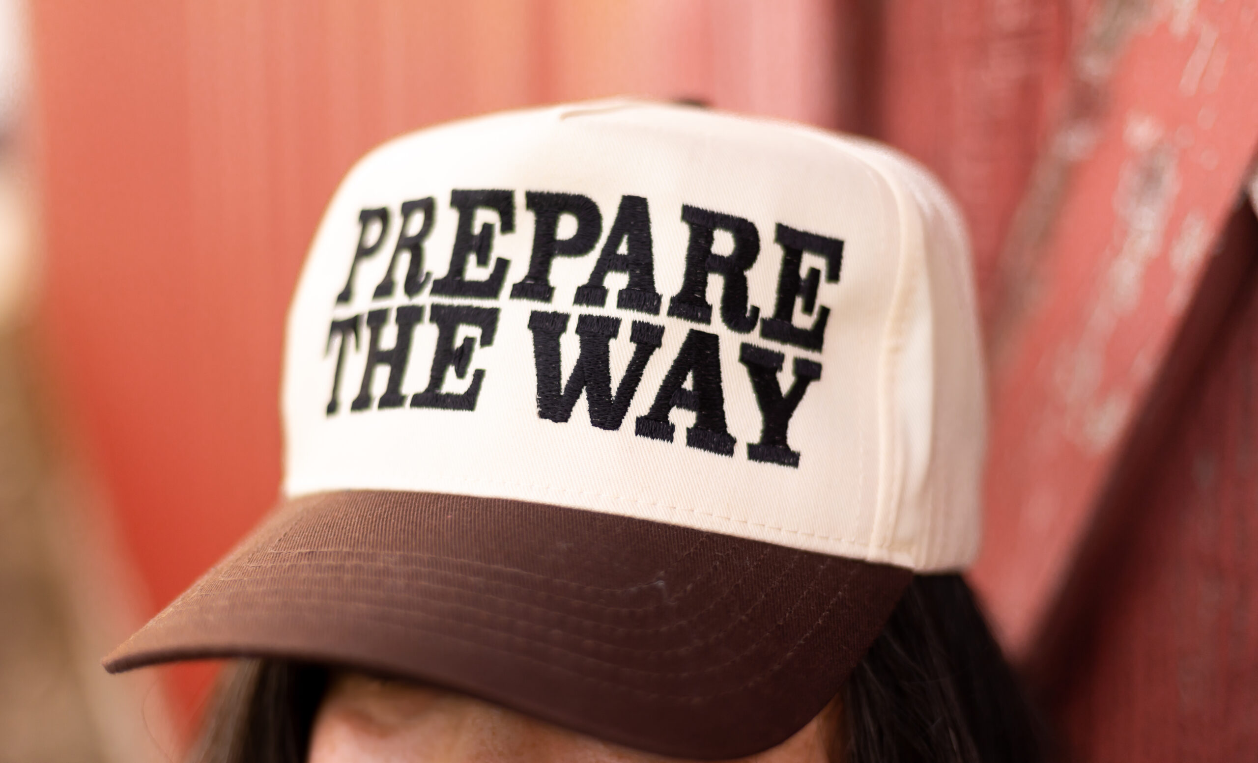 Adoption Fundraiser - PREPARE THE WAY Embroidered Hat - Image 3